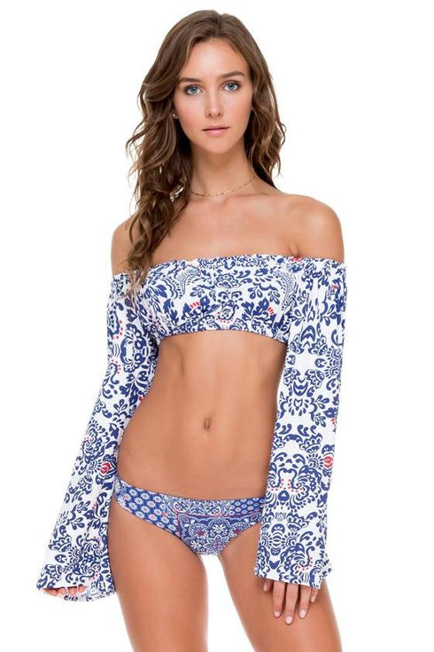 Luli Fama Naughty Girl Show Off Shoulder Top